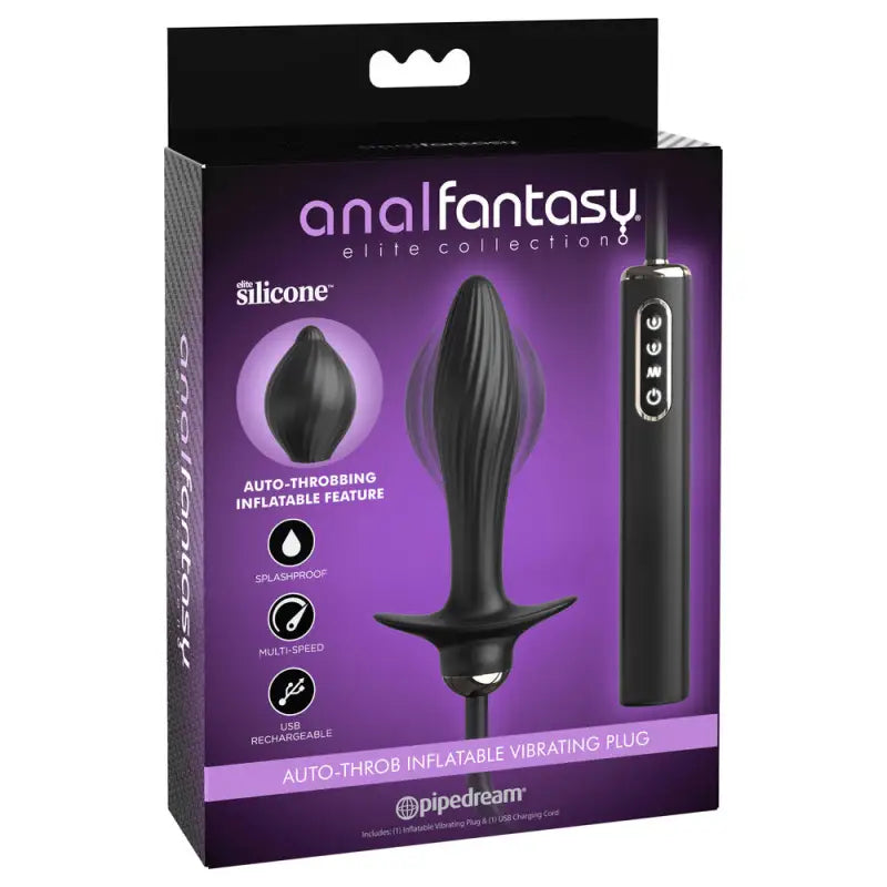 Pipedream Anal Fantasy Vibrating Buttplug with Auto Throb Feature