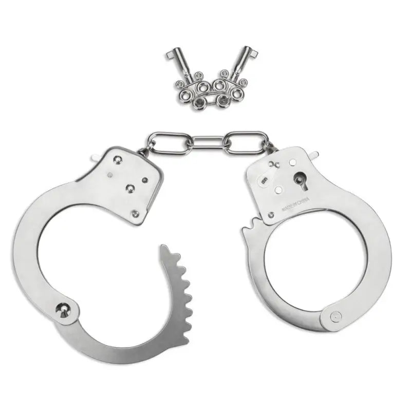 Premium Heavy Duty Metal Bondage Handcuffs for Ultimate Restraint