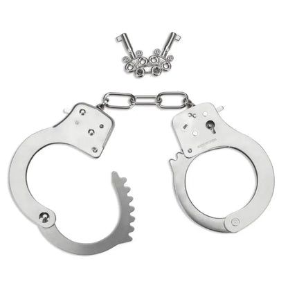 Premium Heavy Duty Metal Bondage Handcuffs for Ultimate Restraint