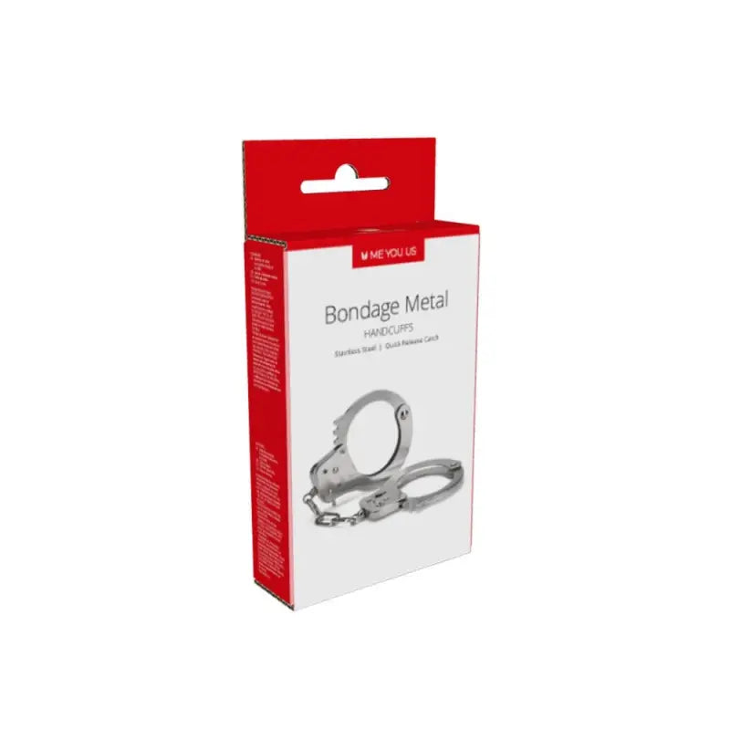 Premium Heavy Duty Metal Bondage Handcuffs for Ultimate Restraint