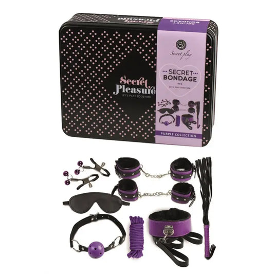 Purple Collection Secret Bondage Kit for Adventurous Exploration