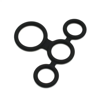 Rimba Quatro Cock Ring with Ball Splitter for Bondage Enthusiasts