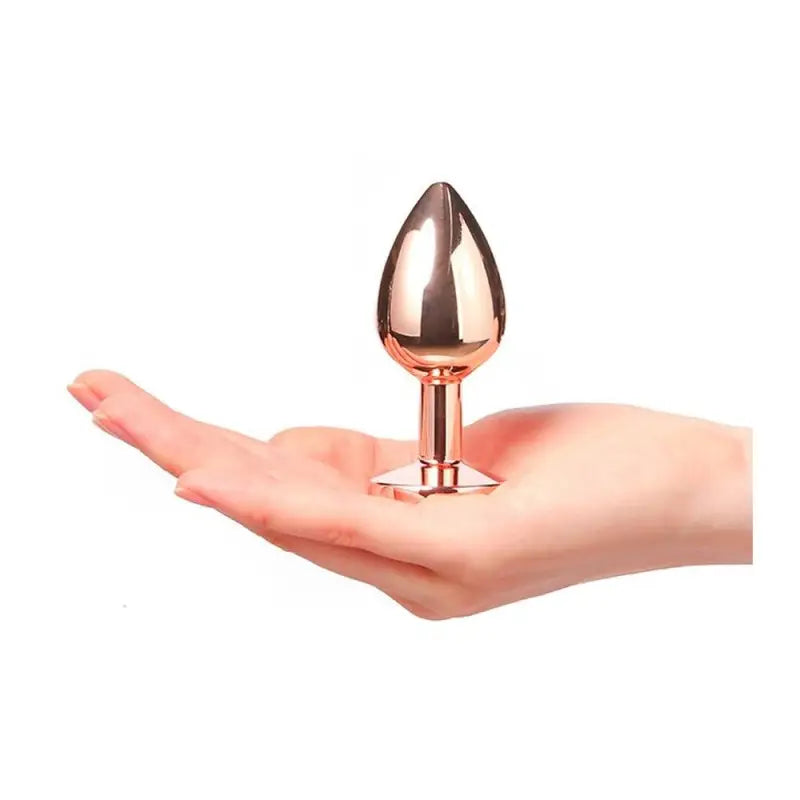 Rose Gold Medium Dorcel Diamond Butt Plug for Anal Pleasure