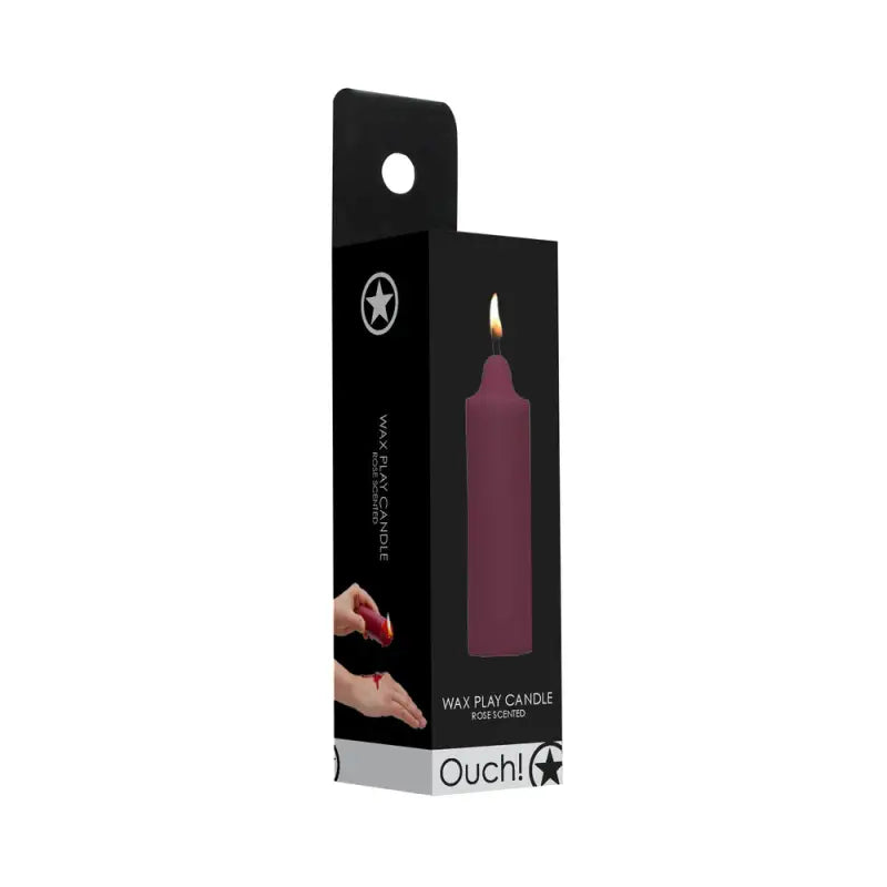 Rose Scented Ouch Wax Play Candle for Sensual Experiences