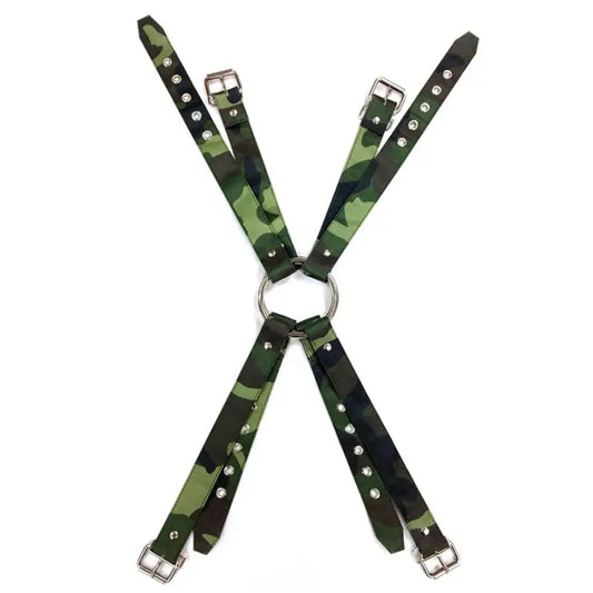 Rouge Army Camouflage Chest Harness for Men with Adjustable Straps