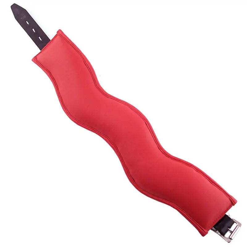 Rouge Garments Black and Red Padded Posture Collar for Enhanced Comfort