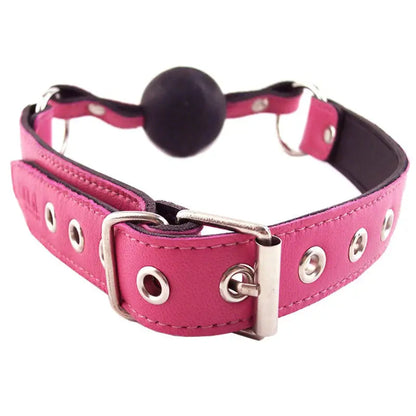 Rouge Garments Pink Ball Gag for Enhanced Pleasure and Satisfaction