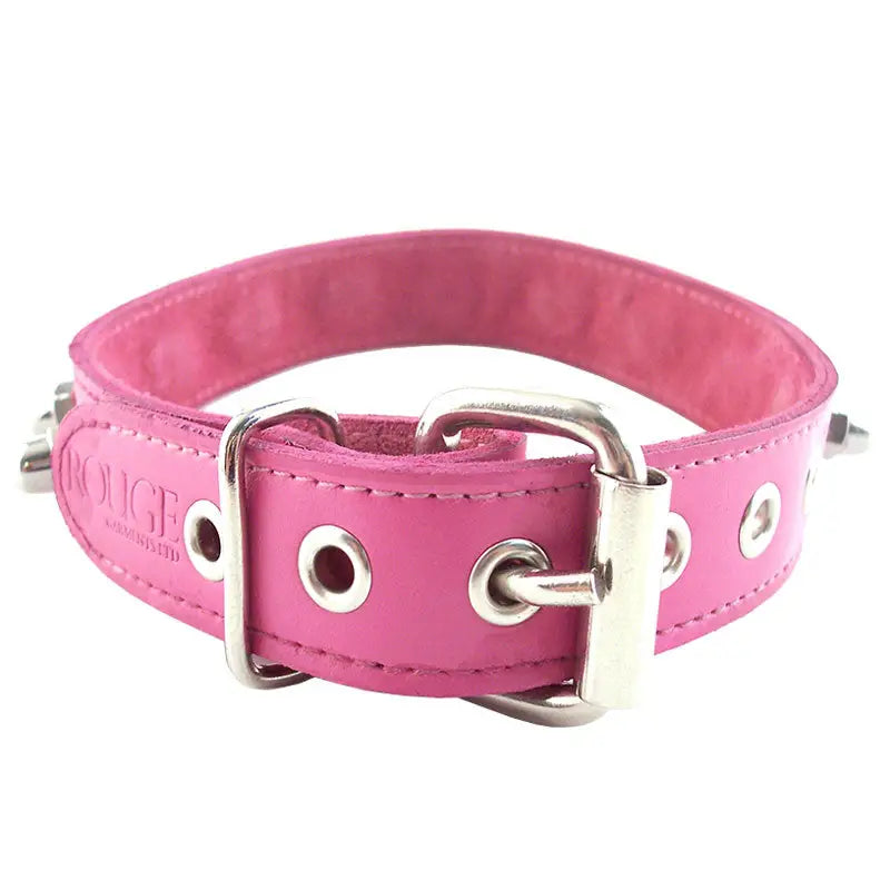 Rouge Garments Pink Nut Collar for Enhanced Bondage Experience