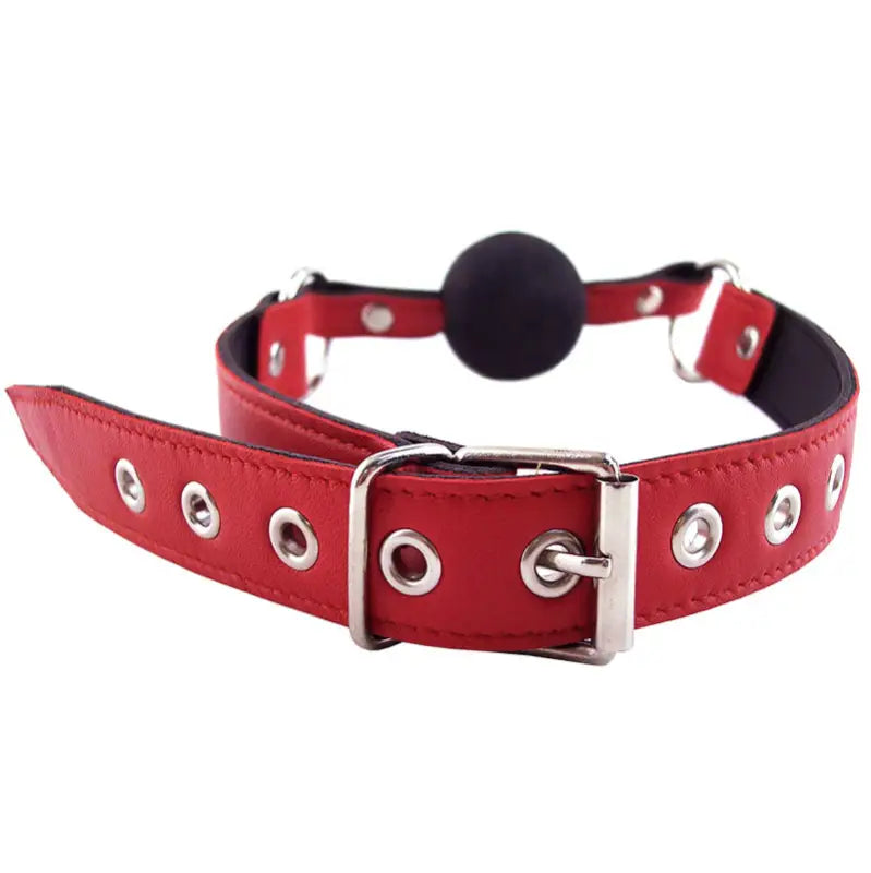 Rouge Garments Red Ball Gag for Ultimate Pleasure and Satisfaction