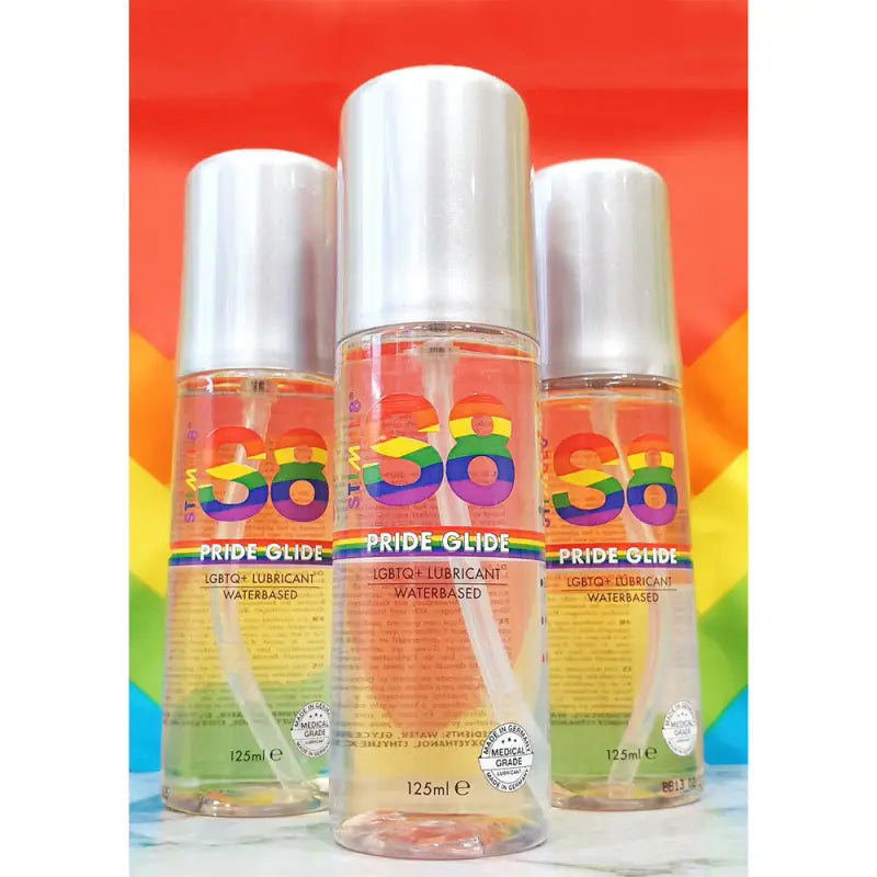 S8 Pride Glide Water Based Lubricant 125ml for Ultimate Pleasure