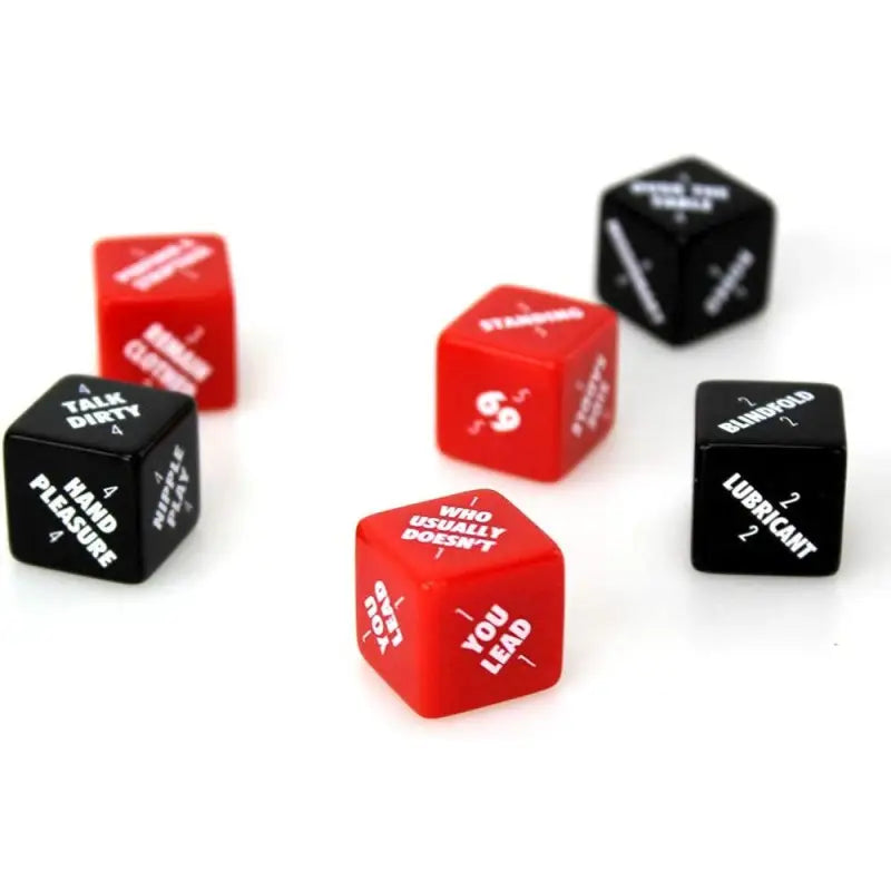 Sexy 6 Dice Sex Edition for Impromptu Flirty Fun
