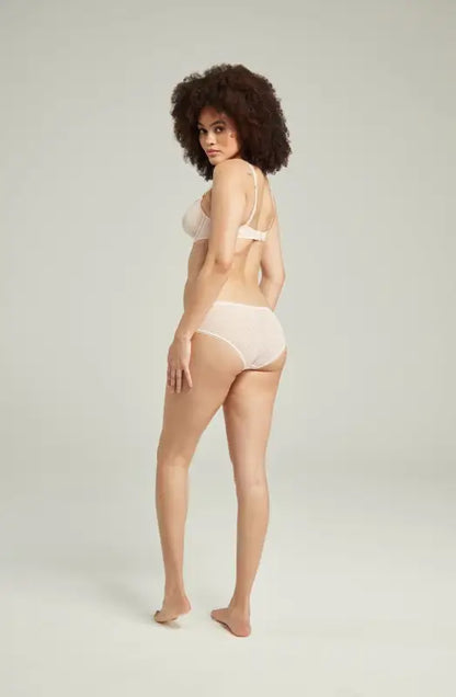 Sheer Deco Hipster Brief Offers Supportive Sheer Finish and Comfort