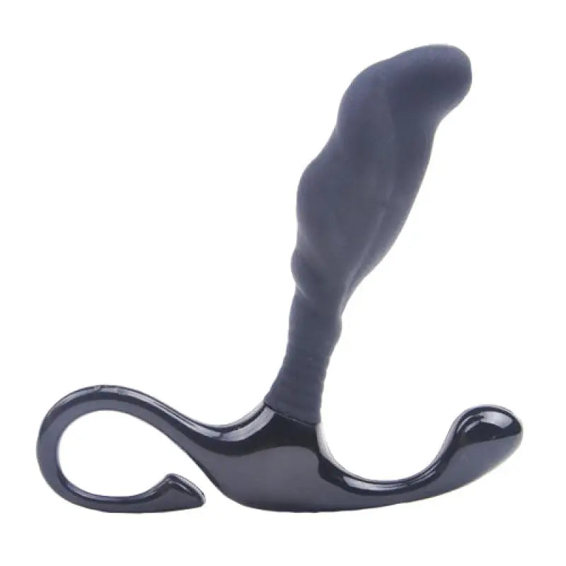 Silicone Prostate Exerciser Black for Enhanced Sensations and Comfort