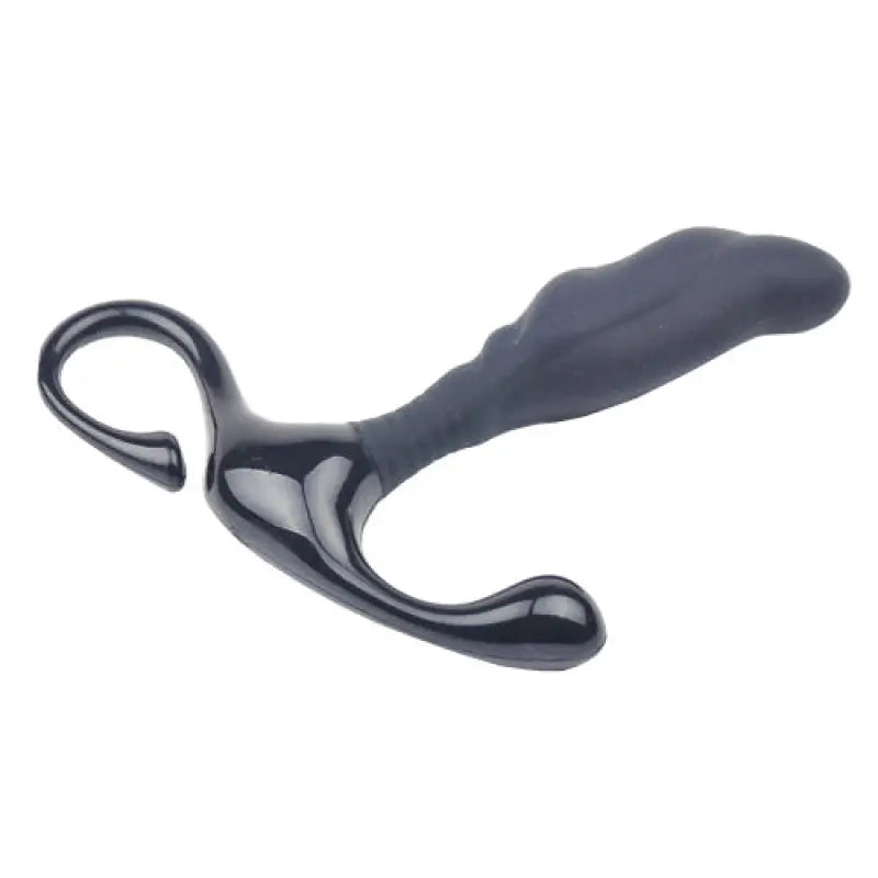 Silicone Prostate Exerciser Black for Enhanced Sensations and Comfort