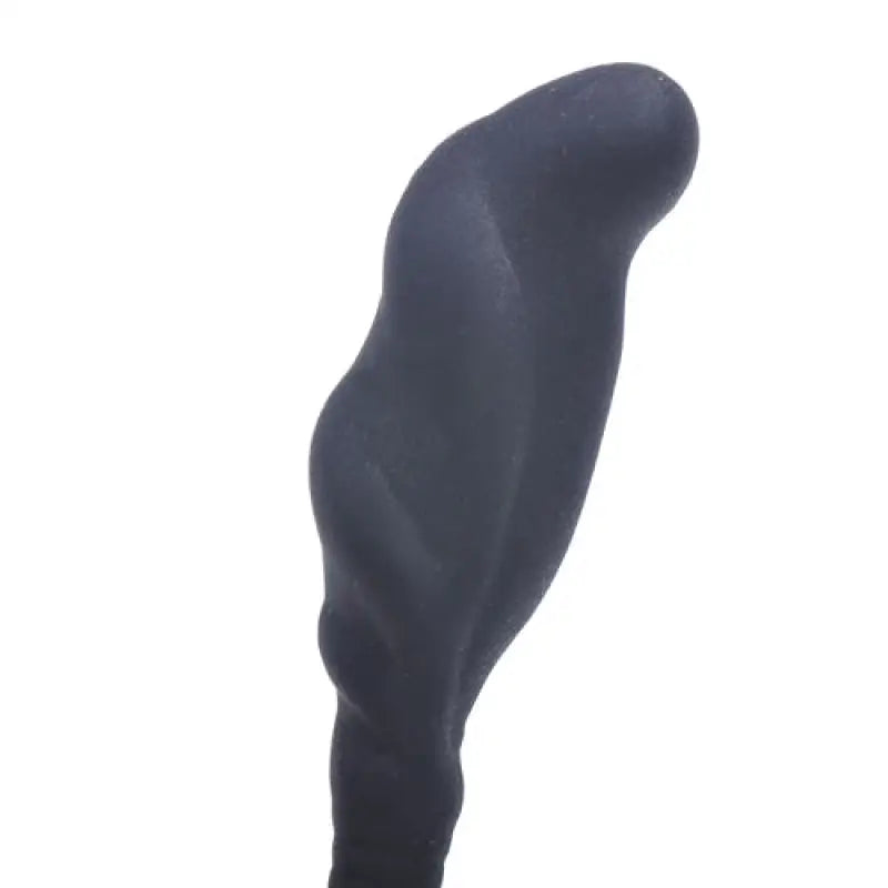 Silicone Prostate Exerciser Black for Enhanced Sensations and Comfort