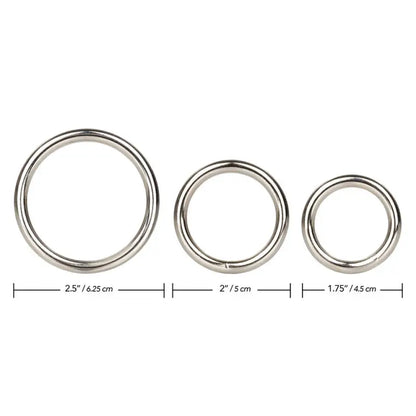 Silver Ring Set for Thrilling Support and Ultimate Pleasure