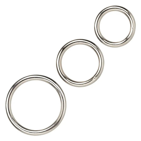 Silver Ring Set for Thrilling Support and Ultimate Pleasure