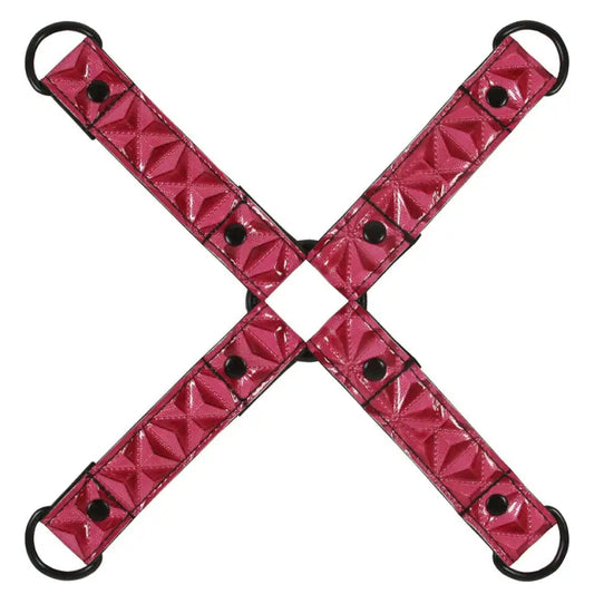 Sinful Bondage Hogtie Pink for Kinky Playtime and Restraint