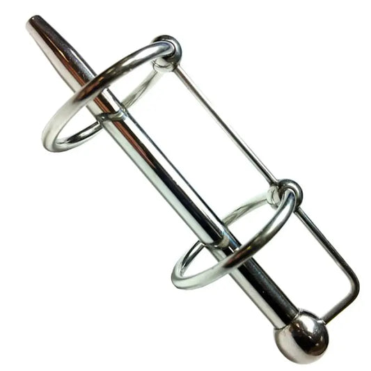 Stainless Steel Double Ring Sperm Stopper for Enhanced Stimulation