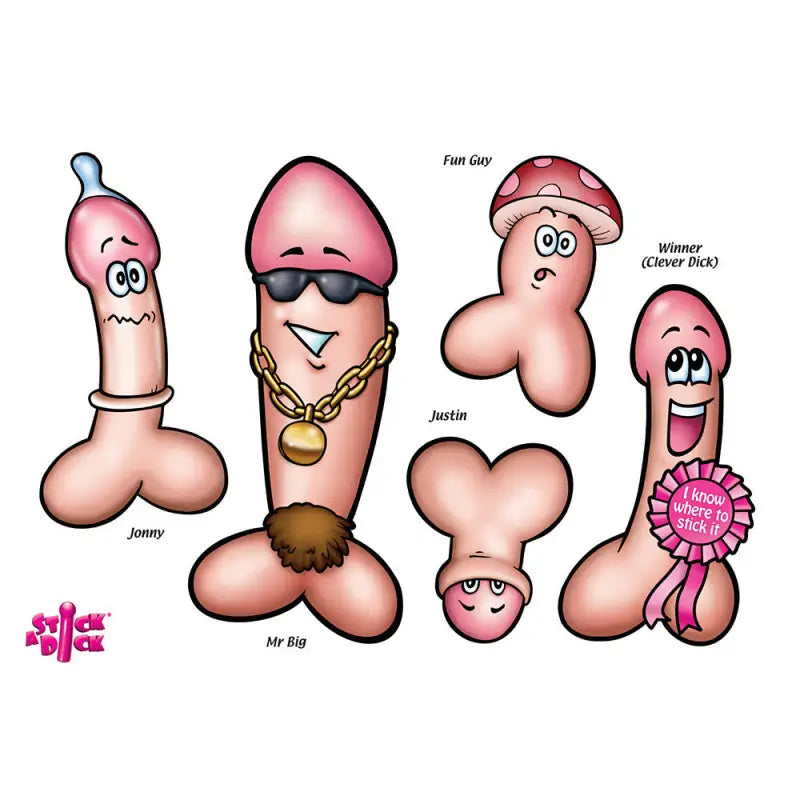 Stick A Dick Pin The Tail On The Male Party Game for Hen and Stag Nights