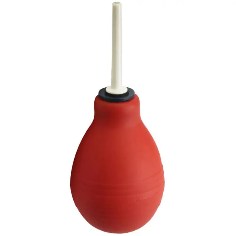 Stream Red Enema Bulb for Personal Hygiene and Relaxation Zone
