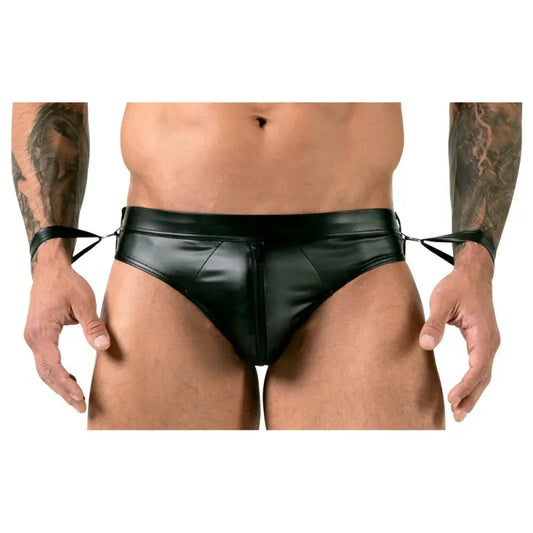 Svenjoyment Jock Briefs with Handcuffs in Captivating Data Design