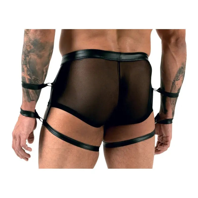 Svenjoyment Pants with Arm Restraints for Ultimate Comfort and Pleasure