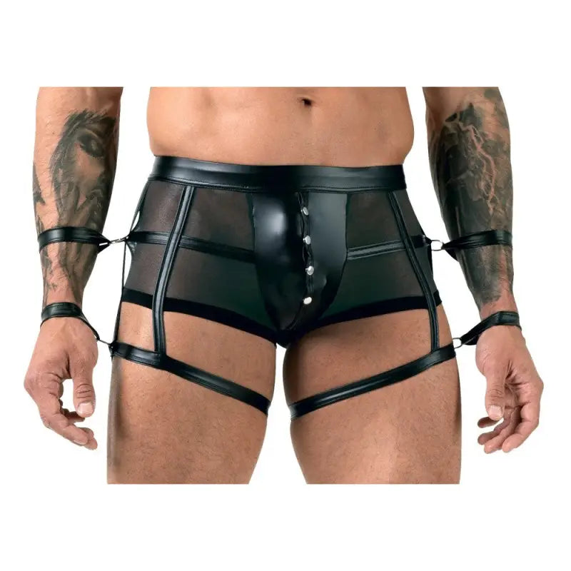 Svenjoyment Pants with Arm Restraints for Ultimate Comfort and Pleasure