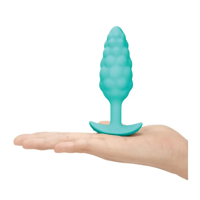 Textured Butt Plug with Vibration and Bump Texture for Enhanced Pleasure