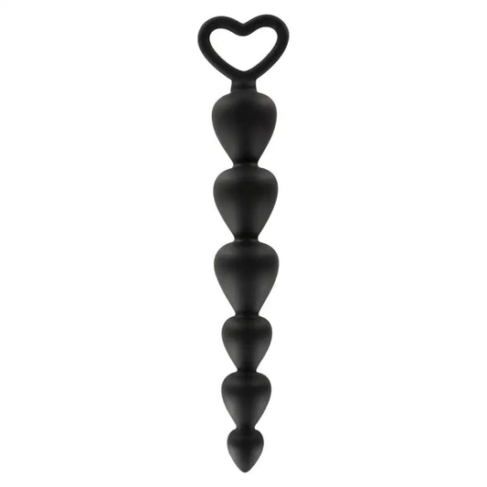 Toyjoy Anal Play Black Beads Anal Chain for Enhanced Sensation