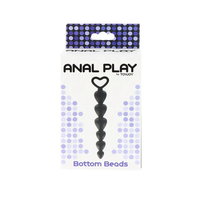 Toyjoy Anal Play Black Beads Anal Chain for Enhanced Sensation