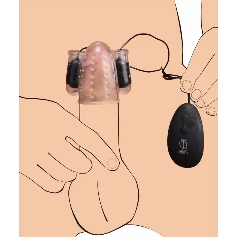 Trinity Vibes 20x Deluxe Dual Vibrating Head Teaser for Ultimate Pleasure