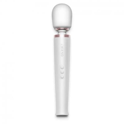 Ultimate Wand Rechargeable White Massager in Convenient Travel Case