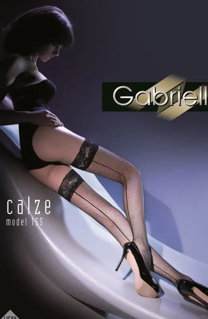 Unleash Elegance with Gabriella Kabaretta Calze 155-223 Hold Ups Red