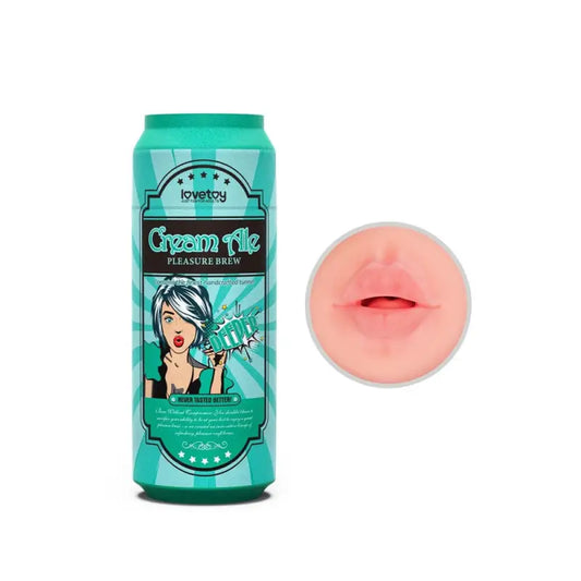 Unleash Pleasure with Love Toy Pleasure Brew Cream Ale Mouth Masturbator