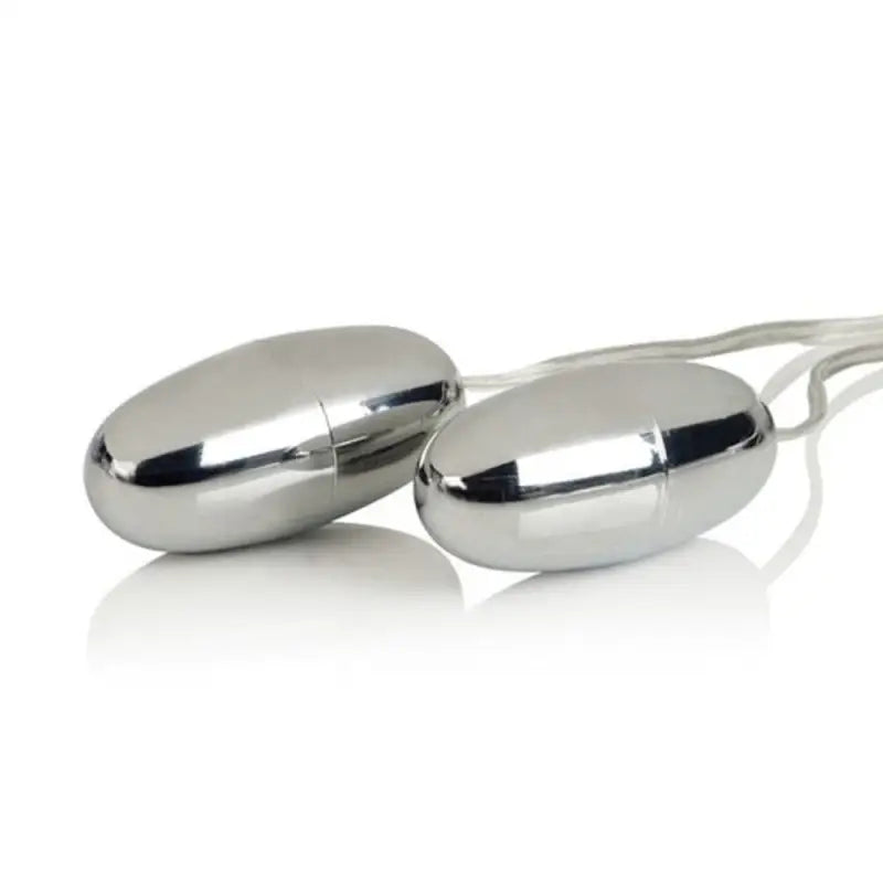 Unleash Pleasure with Pocket Exotics Waterproof Double Silver Bullets