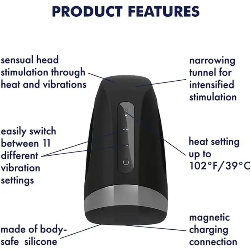 Unleash Pleasure with Satisfyer Men Heat Vibration Masturbator