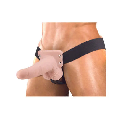 Unleash Pleasure with the Erection Assistant Hollow Vibrating Strap