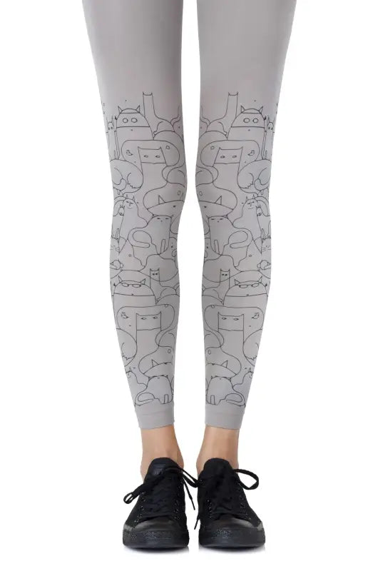 Unleash Your Style with Zohara Cat Lady Footless Tights