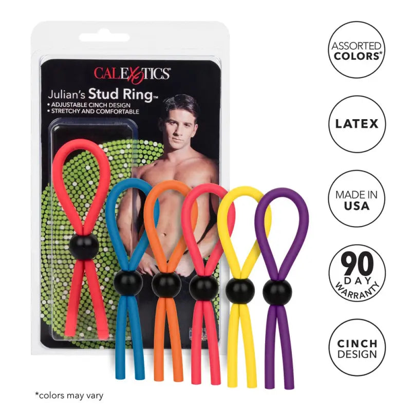 Unlock Ecstasy with Julian’s Stud Ring for the Fully Adjustable Erect Penis