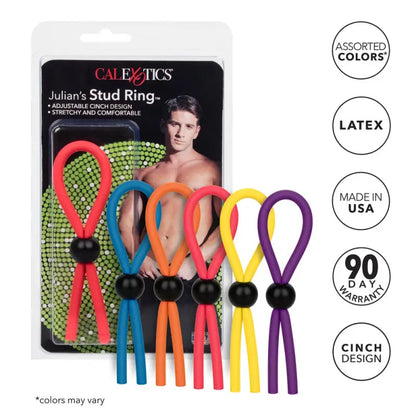 Unlock Ecstasy with Julian’s Stud Ring for the Fully Adjustable Erect Penis