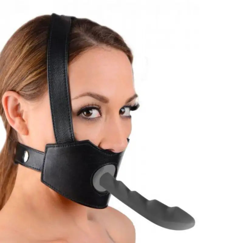 Unlock Ecstasy with the Master Series Dildo Face Harness Experience
