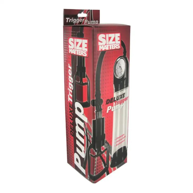 Unlock Greater Pleasure with Size Matters Deluxe Trigger Penis Pump