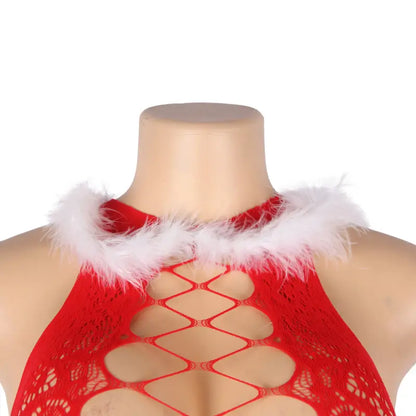 Unveil Allure with YesX YX877 Christmas Sexy Bodystocking Dress - One Size (S-L)