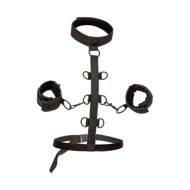 Vegan Leather Boundless Collar Body Restraint for Bondage Gear