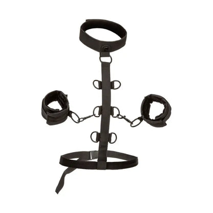 Vegan Leather Boundless Collar Body Restraint for Bondage Gear