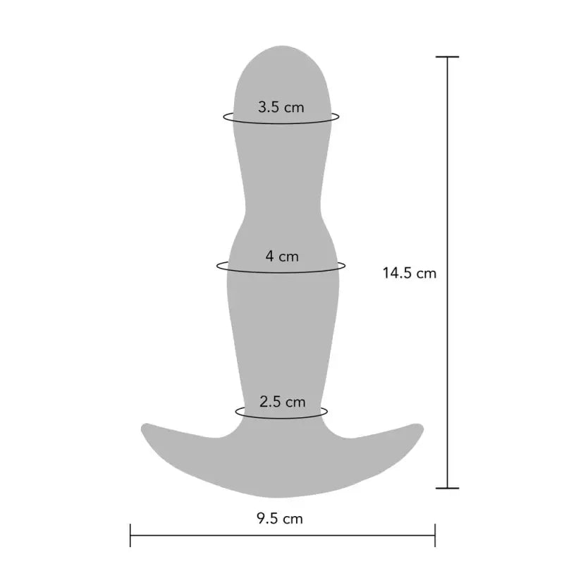 Vibrating Buttplug from the ToyJoy Buttocks Collection