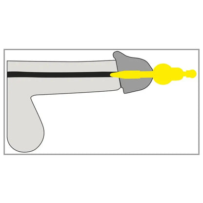 Vibrating Penis Plug with Convenient Vibration and Batteries Included
