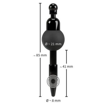 Vibrating Penis Plug with Convenient Vibration and Batteries Included