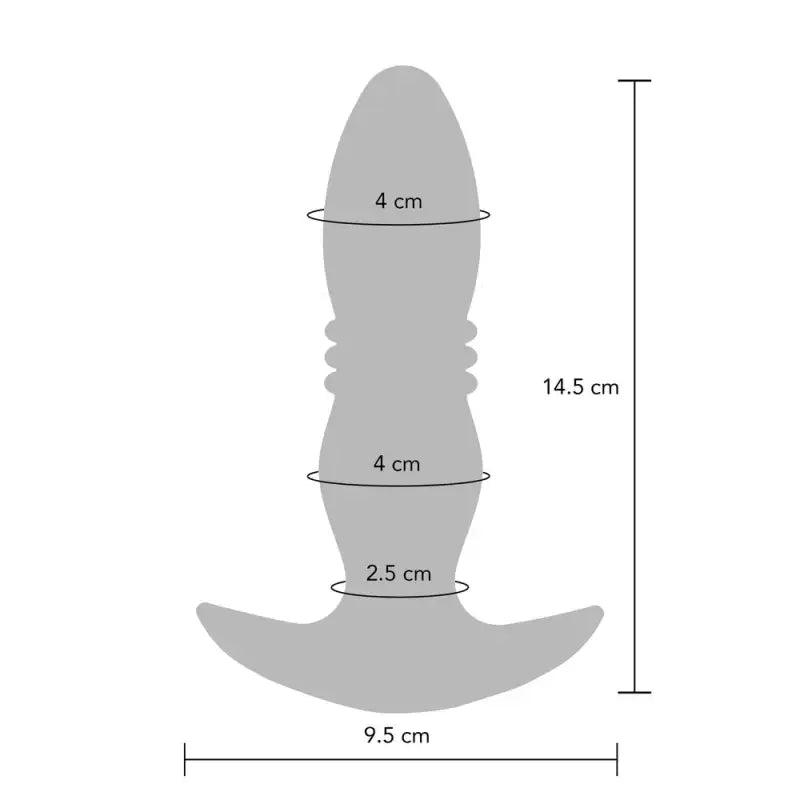 Vibrating Thrusting Buttplug for Enhanced Toyjoy Buttocks Pleasure
